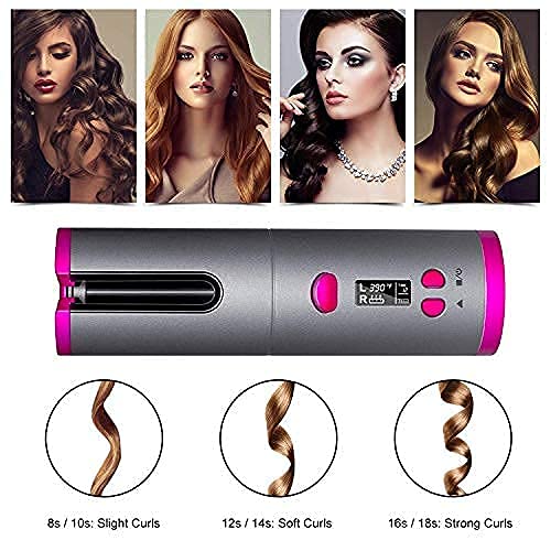 USB Rechargeable Cordless Hair Curler