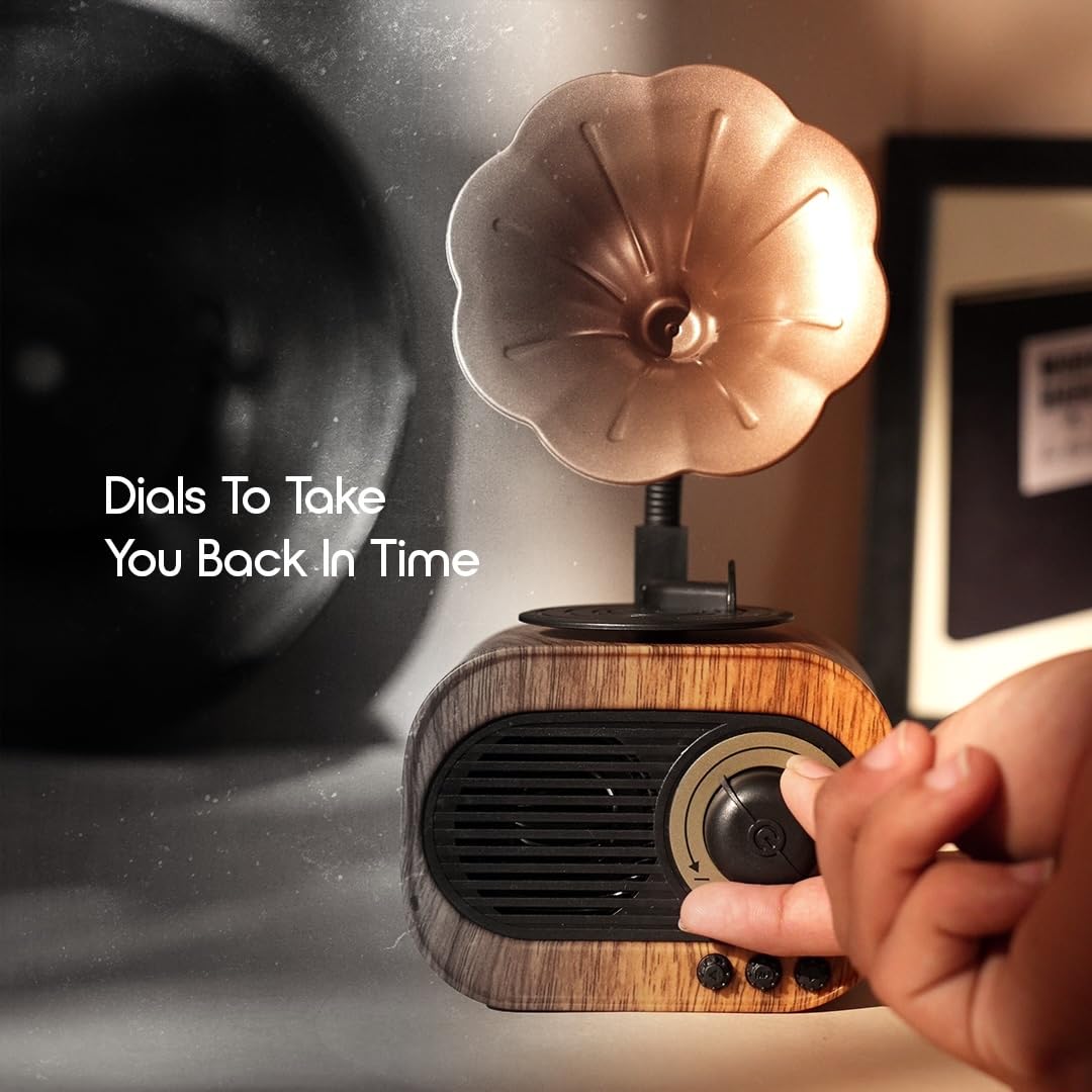 Vintage Gramophone Bluetooth Speaker 5W