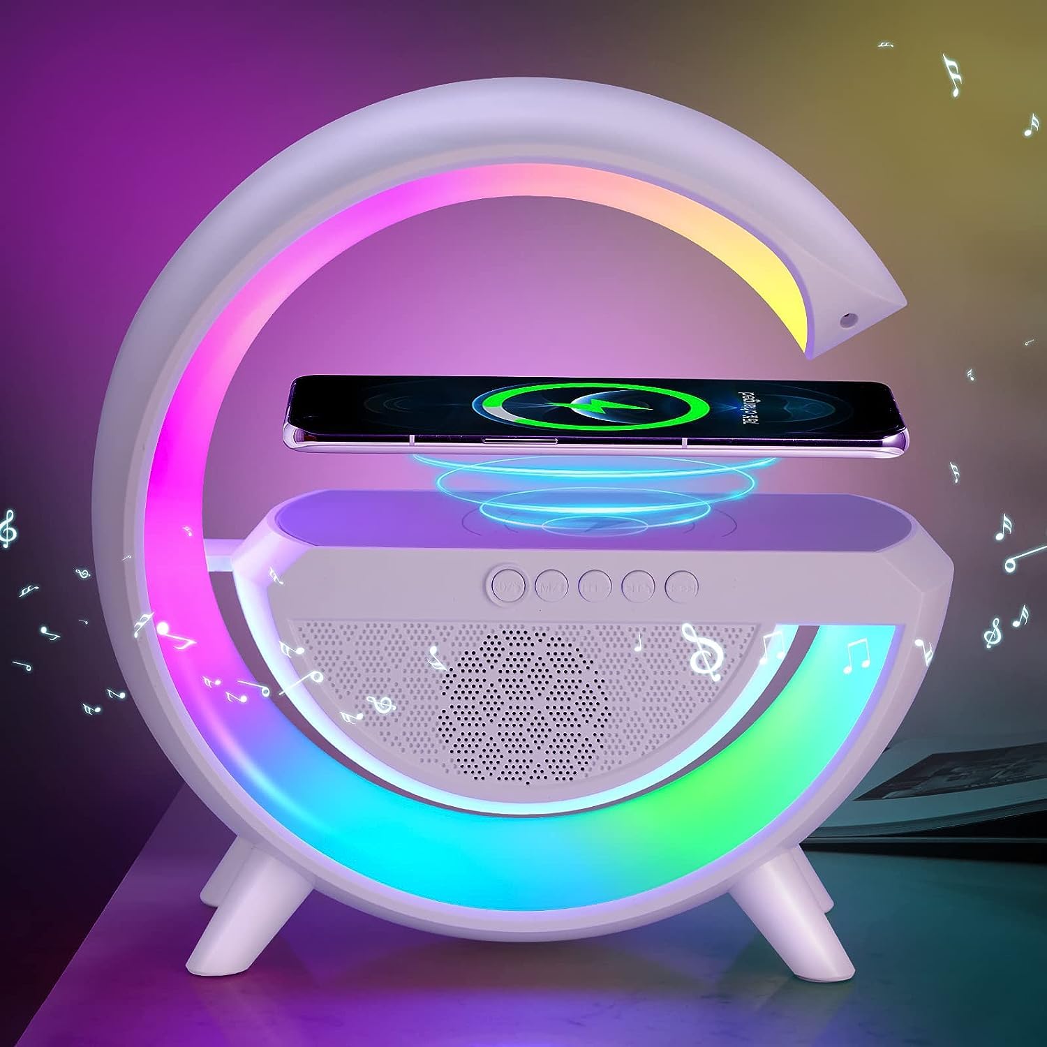 G-Shape LED Lamp Wireless Charger