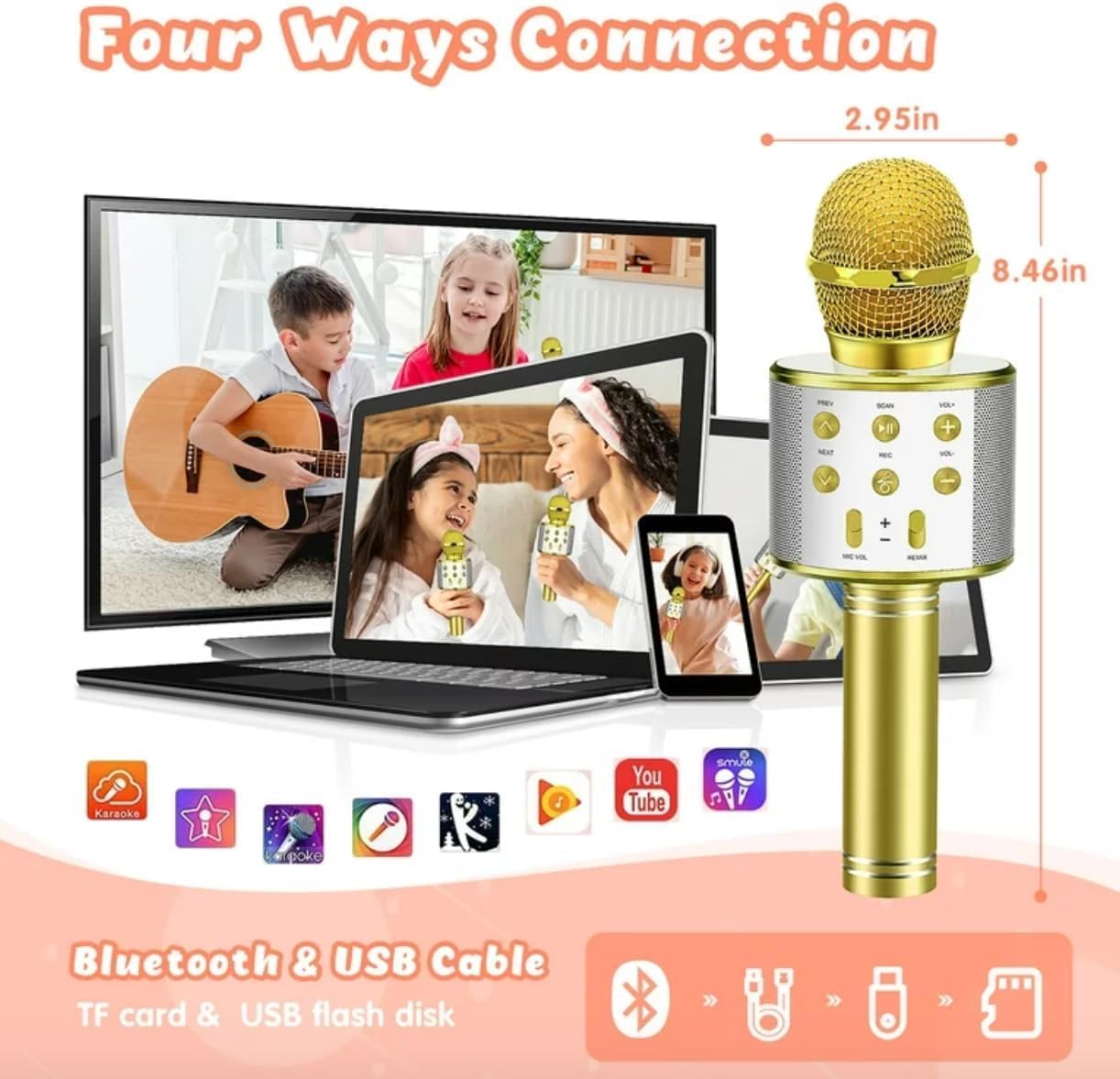 Advance Wireless Karaoke Mic