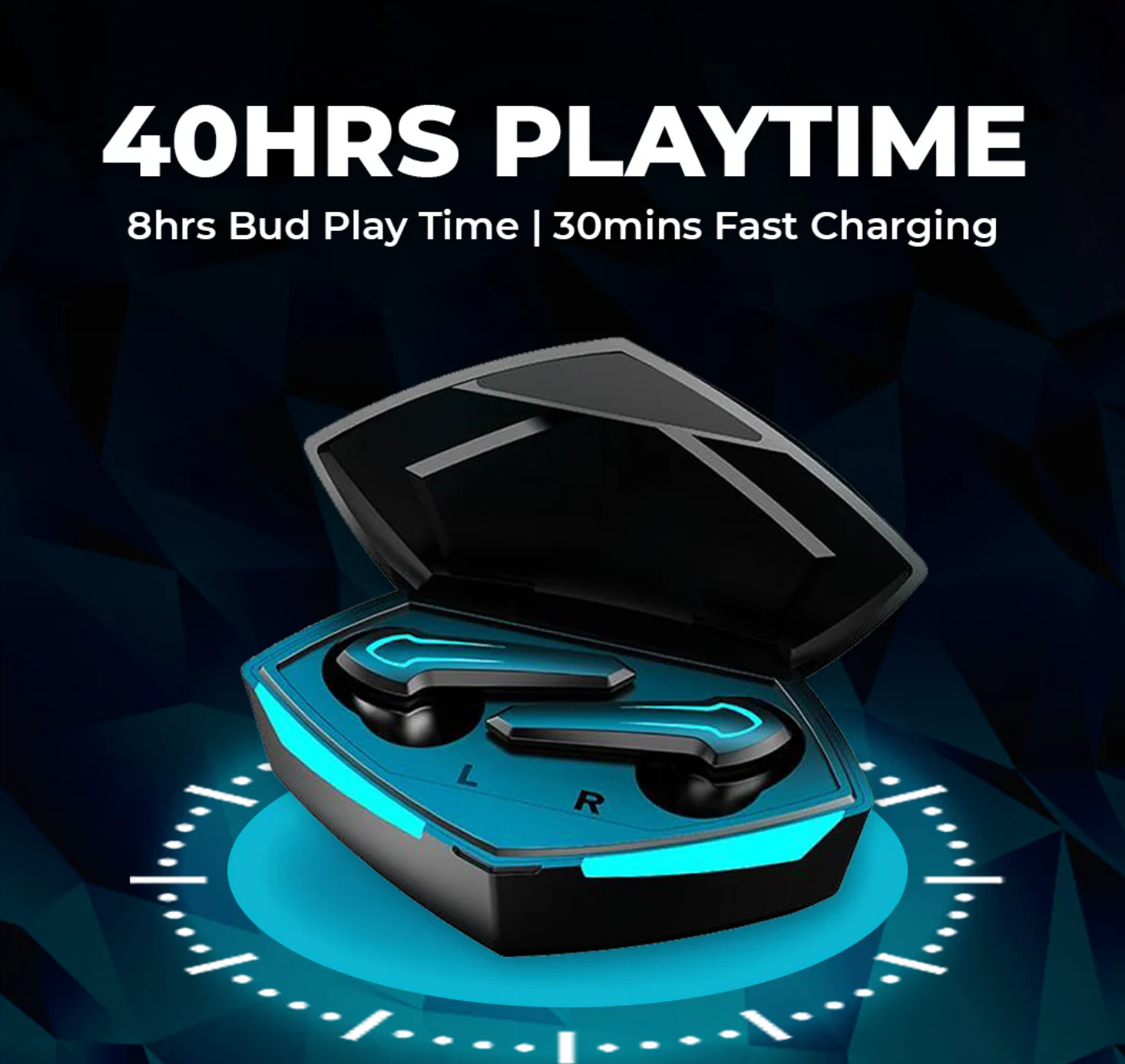 Electra Bluetooth Earbud | 40 Hr | High Bass | IPX Water Resistant
