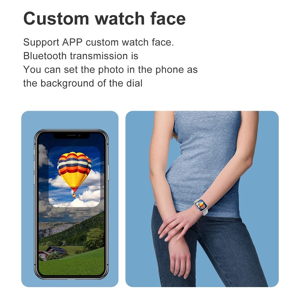 I8 Pro Max SmartWatch Bluetooth Call Wireless charging Smart Watch