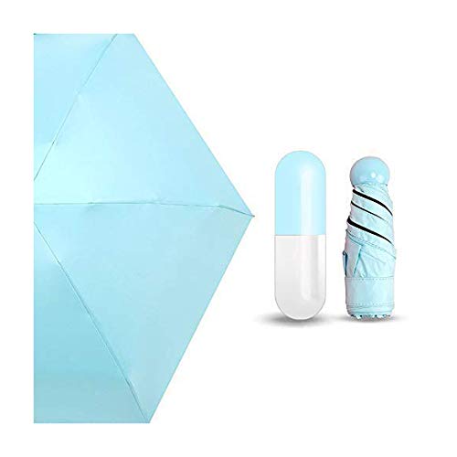 Capsule Mini Travel Umbrella Foldable (UV Proof Windproof)