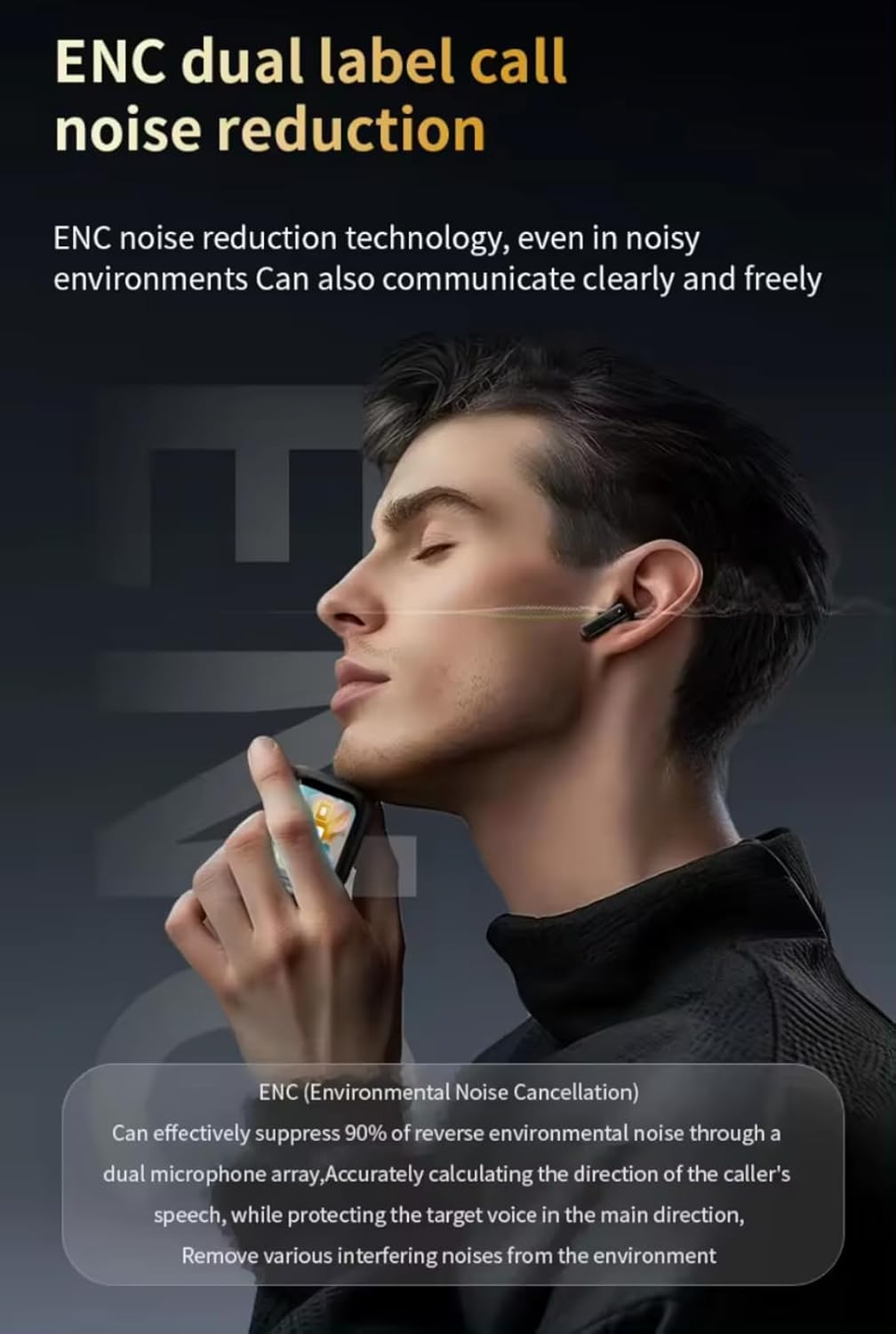 Gen Pod Bluetooth Sport Earphones with Touch Display & Noise Reduction