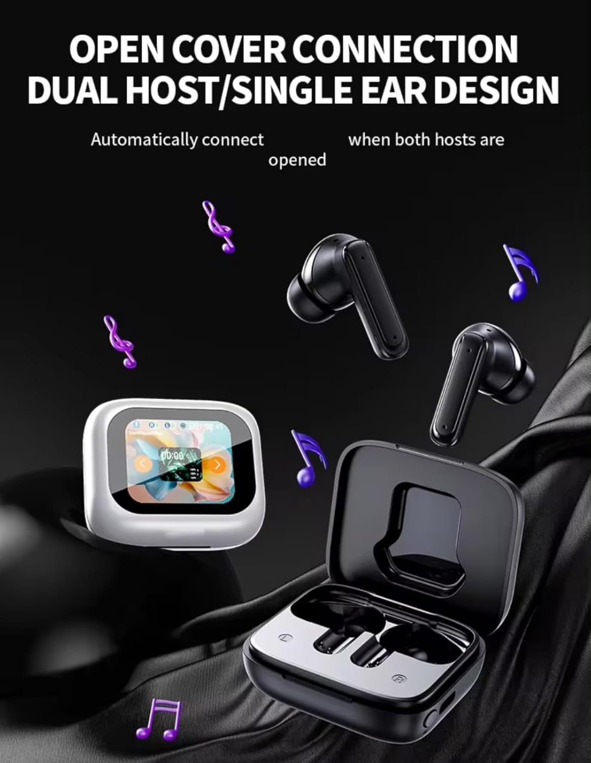 Gen Pod Bluetooth Sport Earphones with Touch Display & Noise Reduction