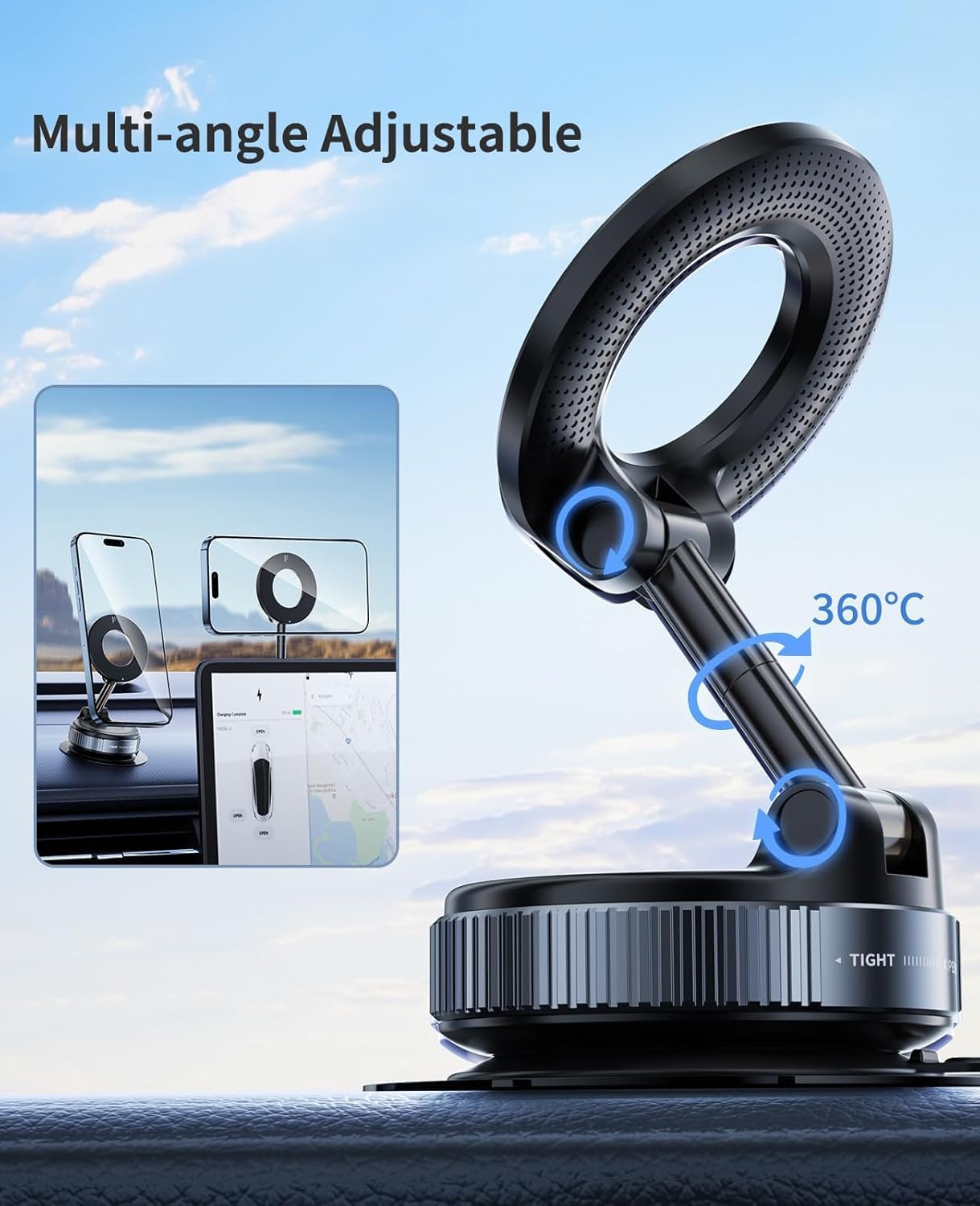 Vacuum Suction Cup Phone Mount