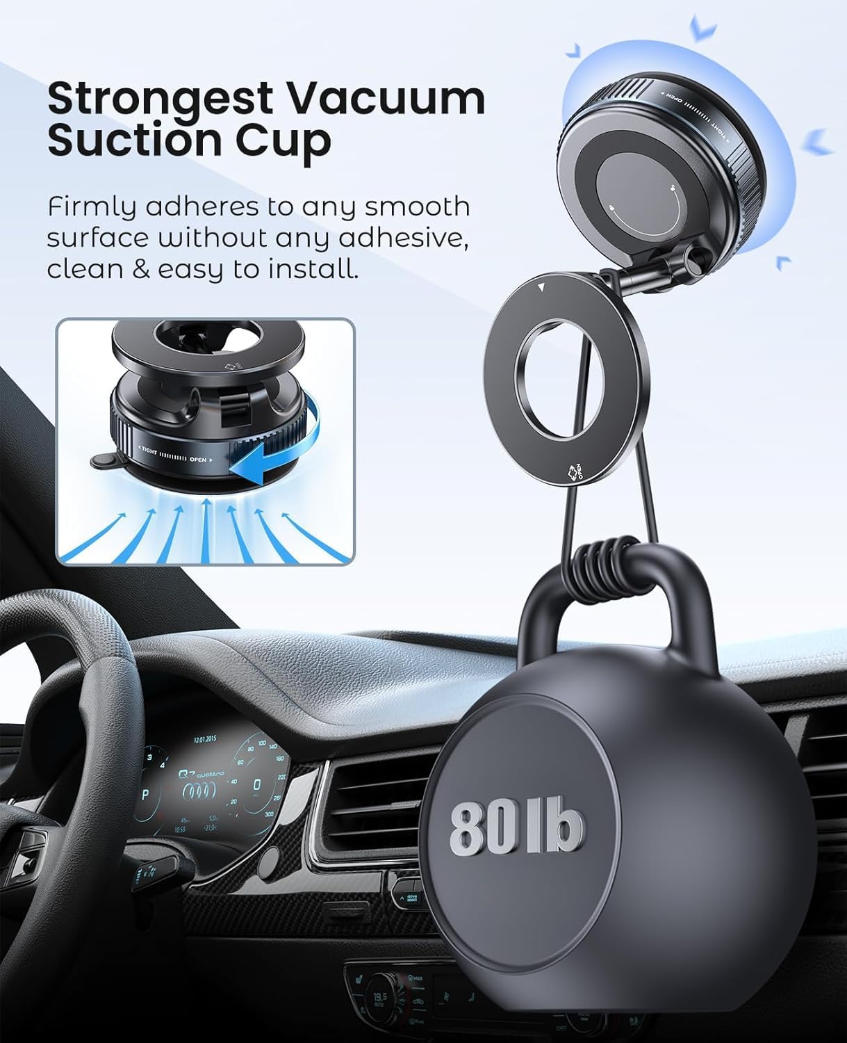 Vacuum Suction Cup Phone Mount