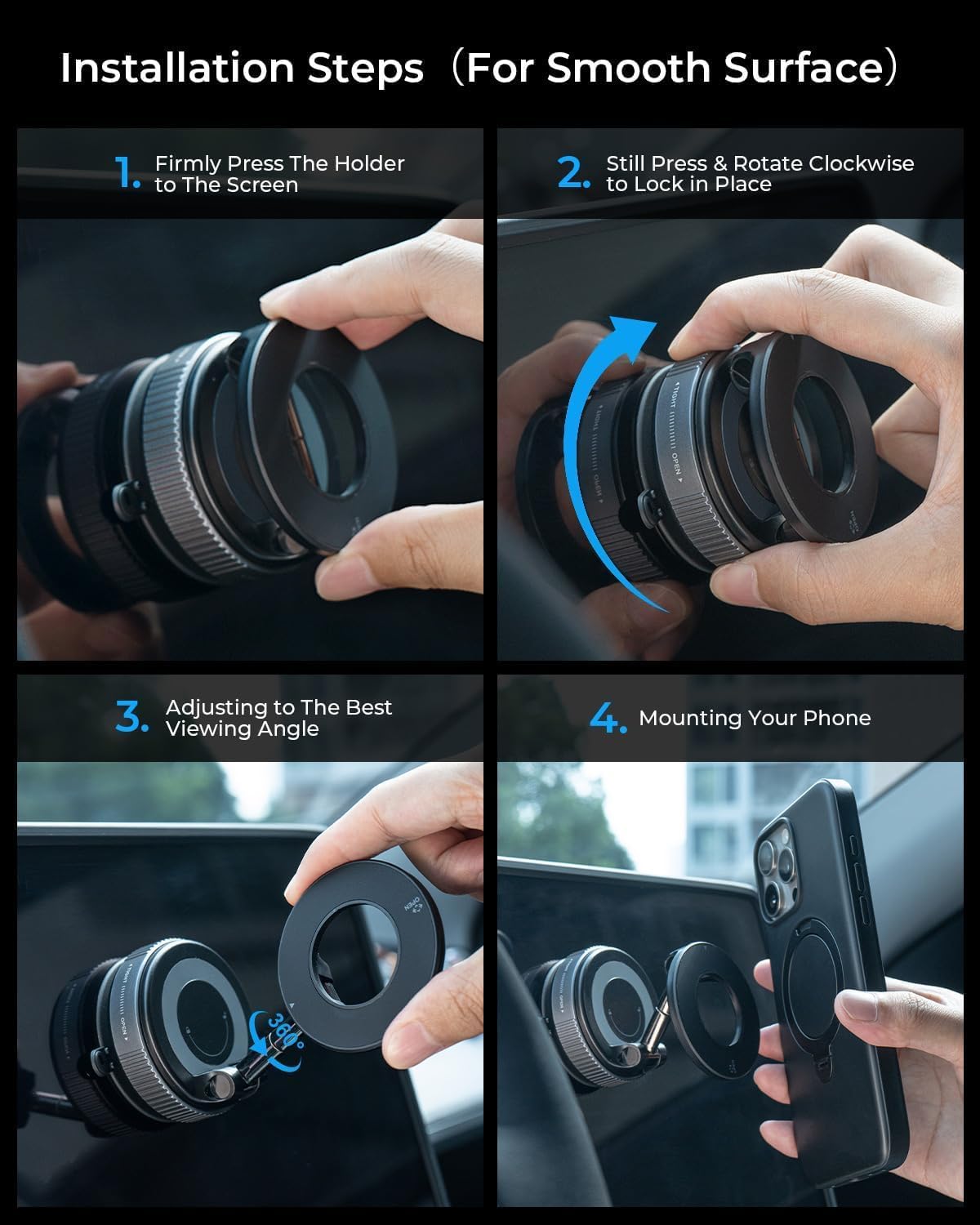 Vacuum Suction Cup Phone Mount