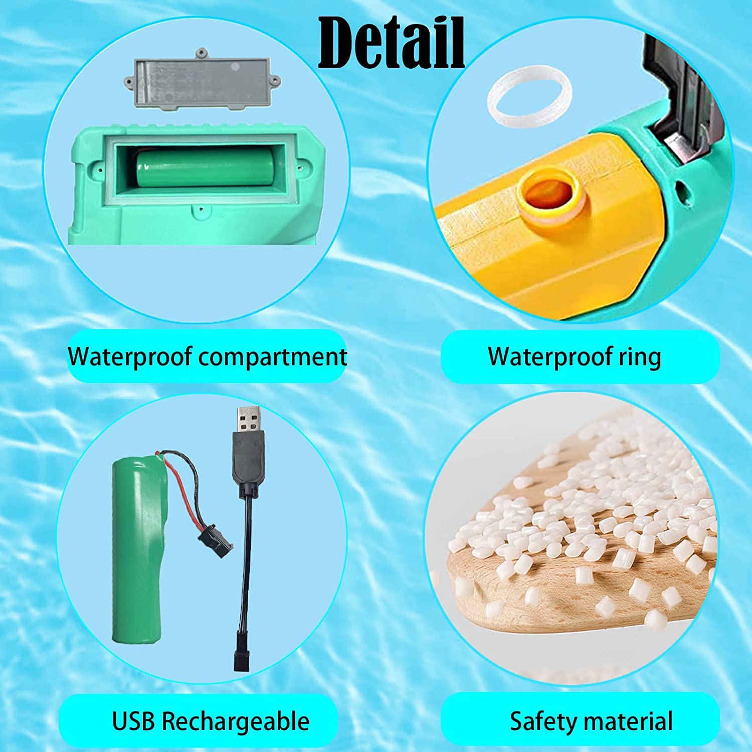 VikriDA Big Size Water Soaker Squirt Guns, 600CC & Excellent Range 40FT Holi Pichkari, Automatic Water Toys Gun for Kids & Adults - Multicolor