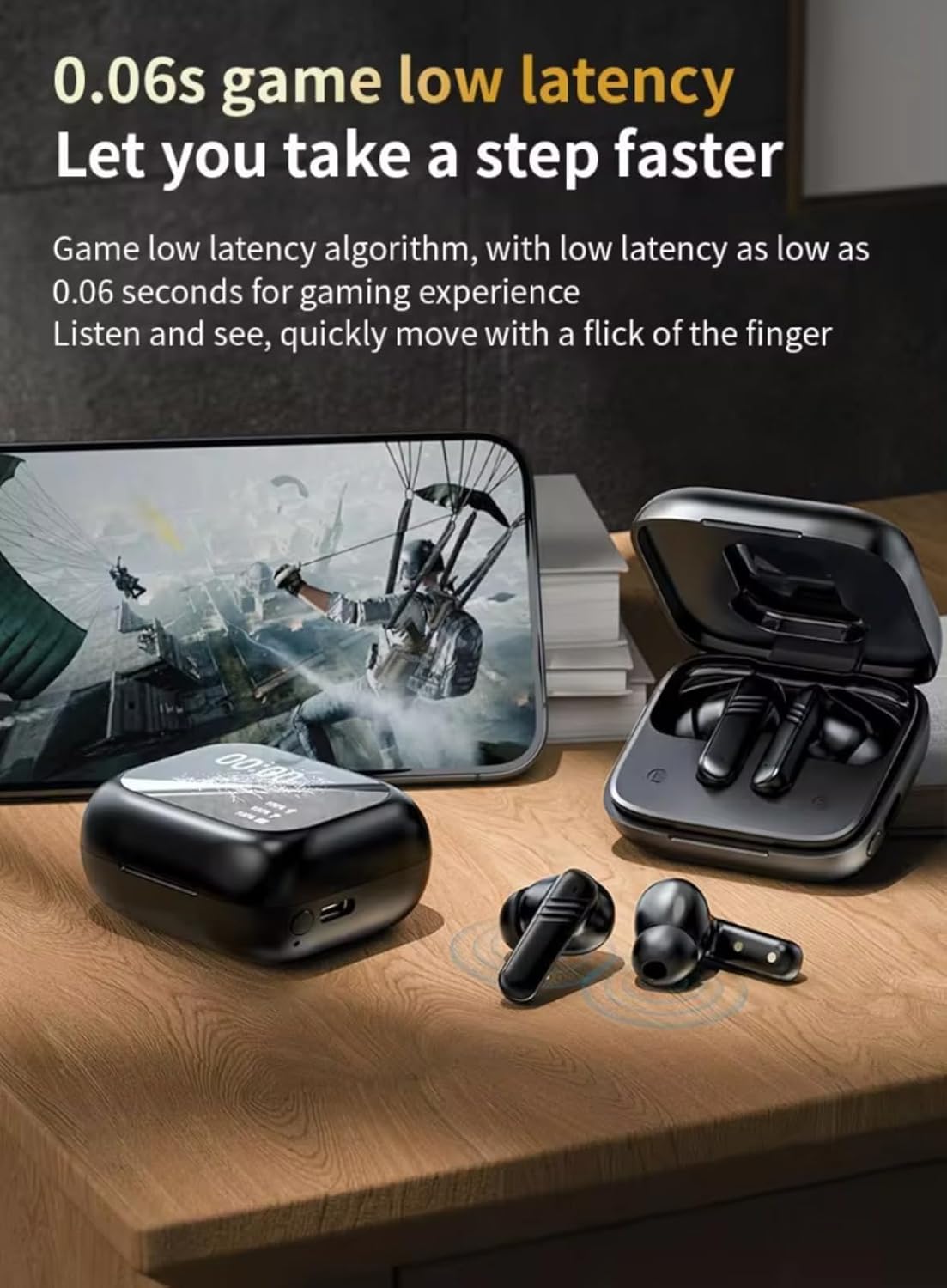 Gen Pod Bluetooth Sport Earphones with Touch Display & Noise Reduction