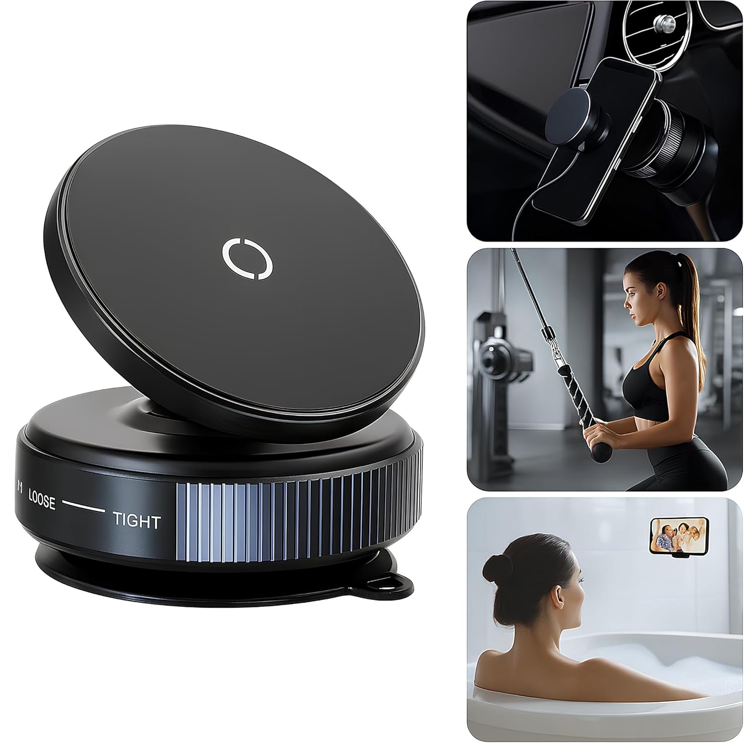 360° Vaccum Magnetic Phones Holder
