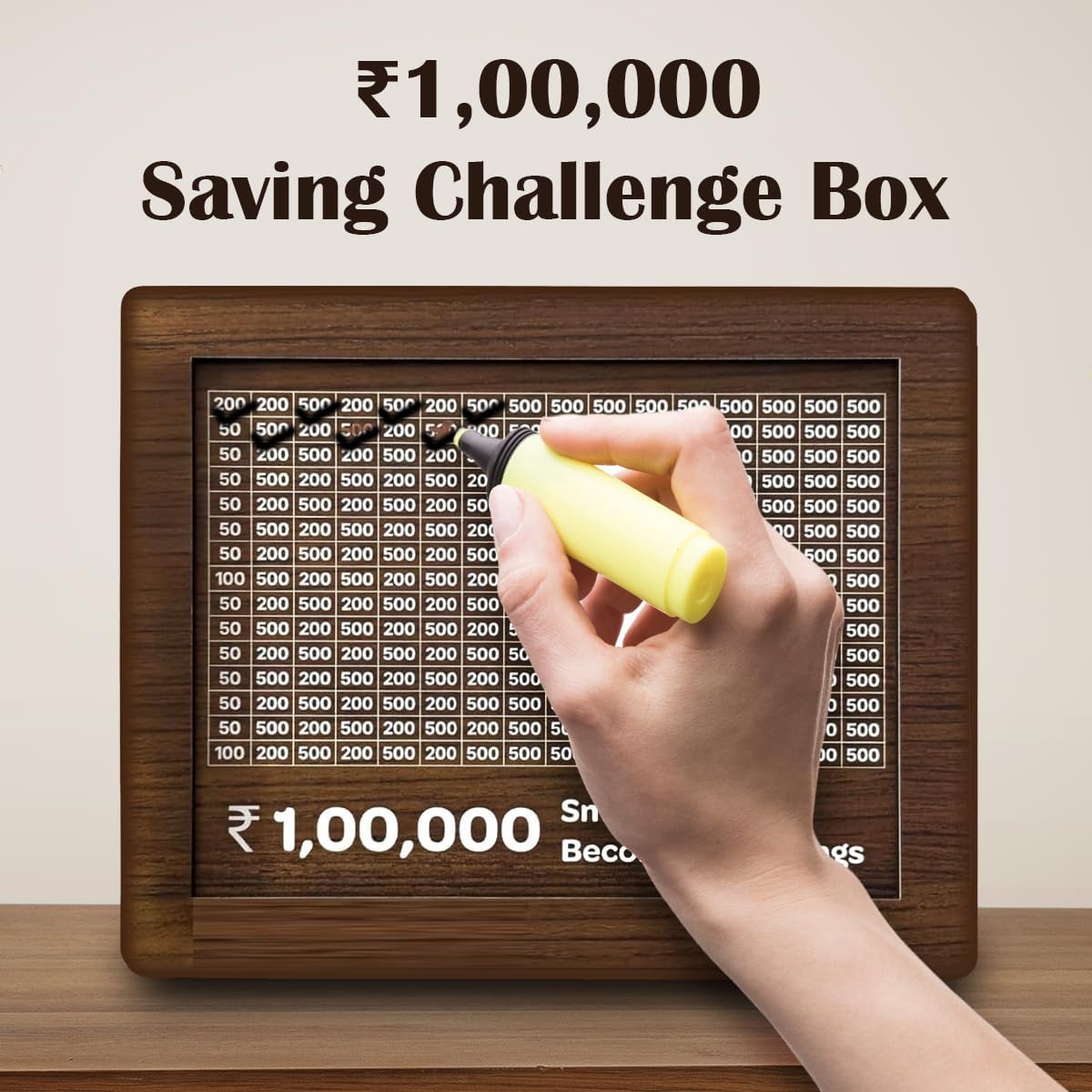 Wooden Piggy Bank for Kids/Children
