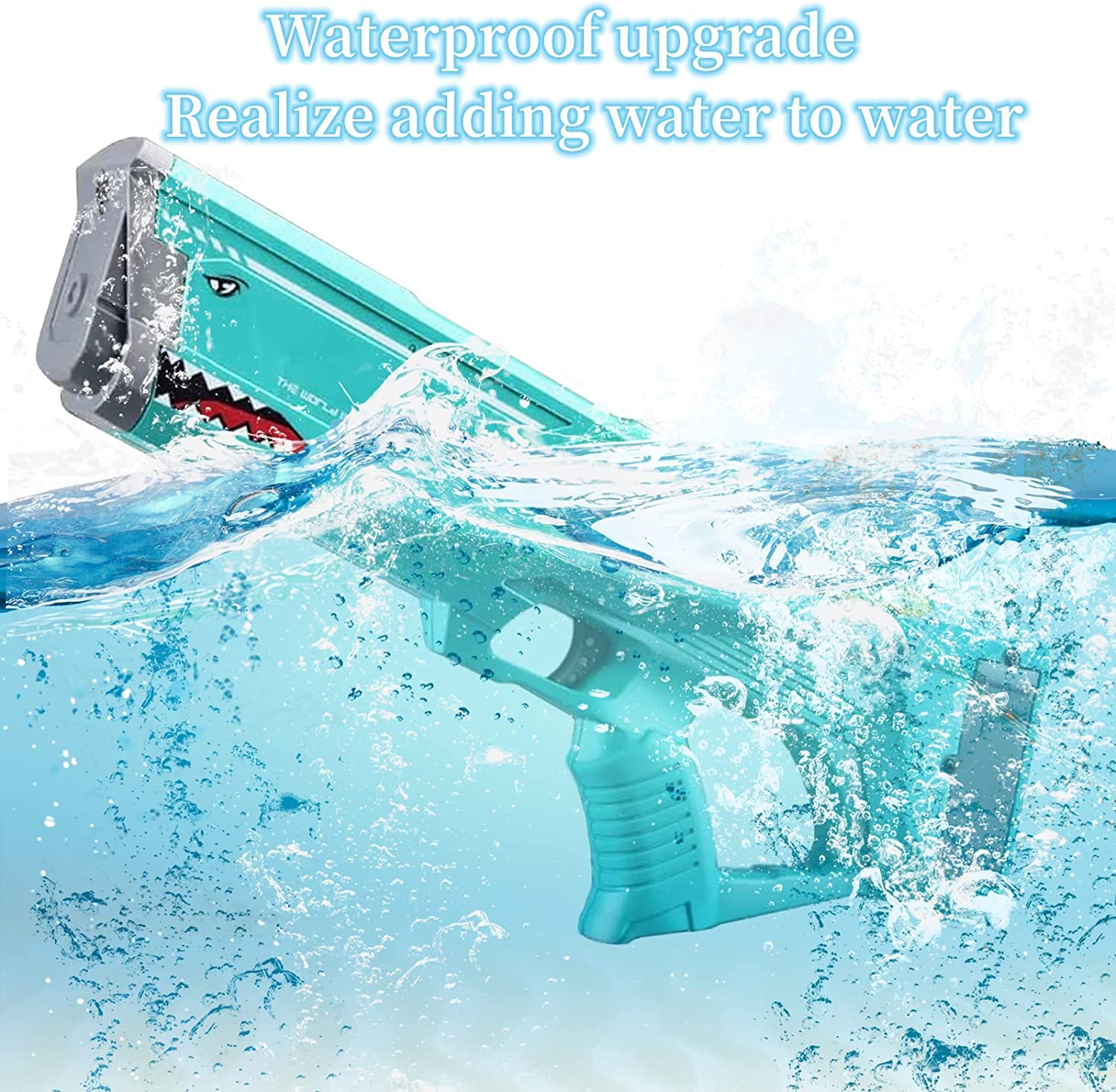 VikriDA Big Size Water Soaker Squirt Guns, 600CC & Excellent Range 40FT Holi Pichkari, Automatic Water Toys Gun for Kids & Adults - Multicolor