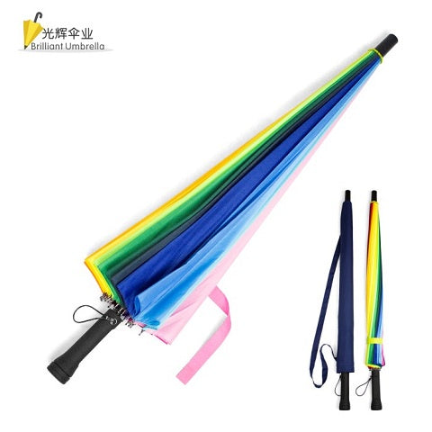 Rainbow Umbrella 24-Bone Oversized