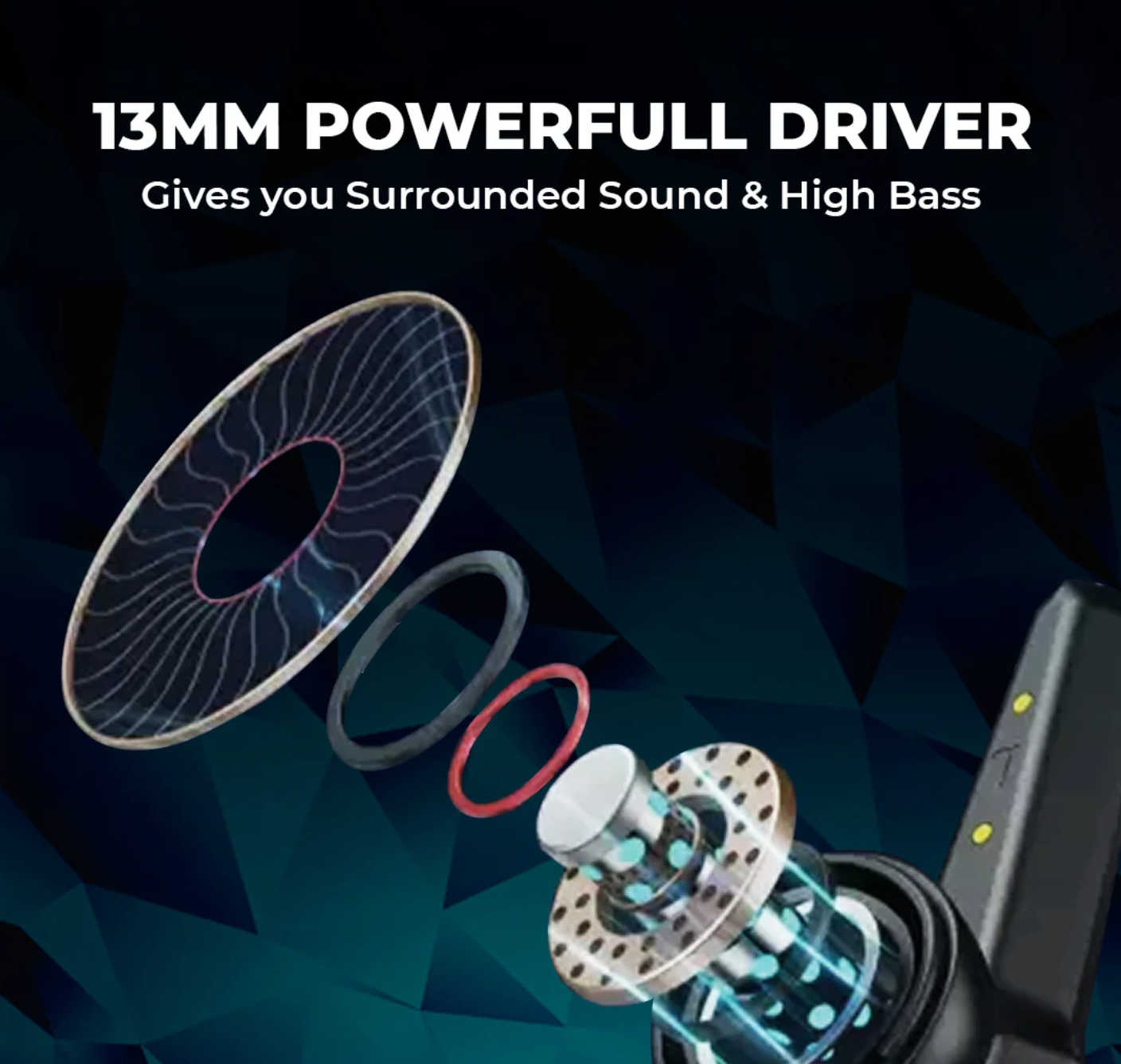 Electra Bluetooth Earbud | 40 Hr | High Bass | IPX Water Resistant