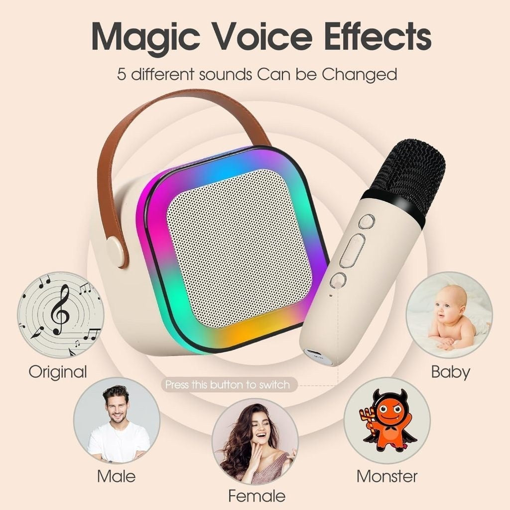Karaoke set Wireless Karaoke Speaker With Karaoke Bluetooth Microphone