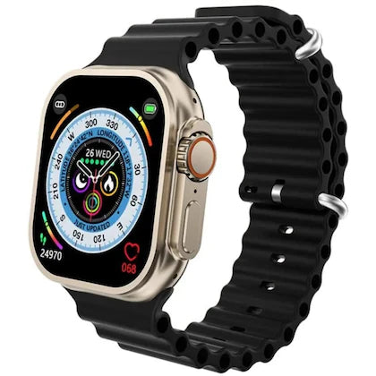 Watch 8 Ultra 7 in 1-49 MM BT Calling Sports Mode Fitness 7 Belt for Men & Women Smartwatch (Multicolor Strap, Free Size)