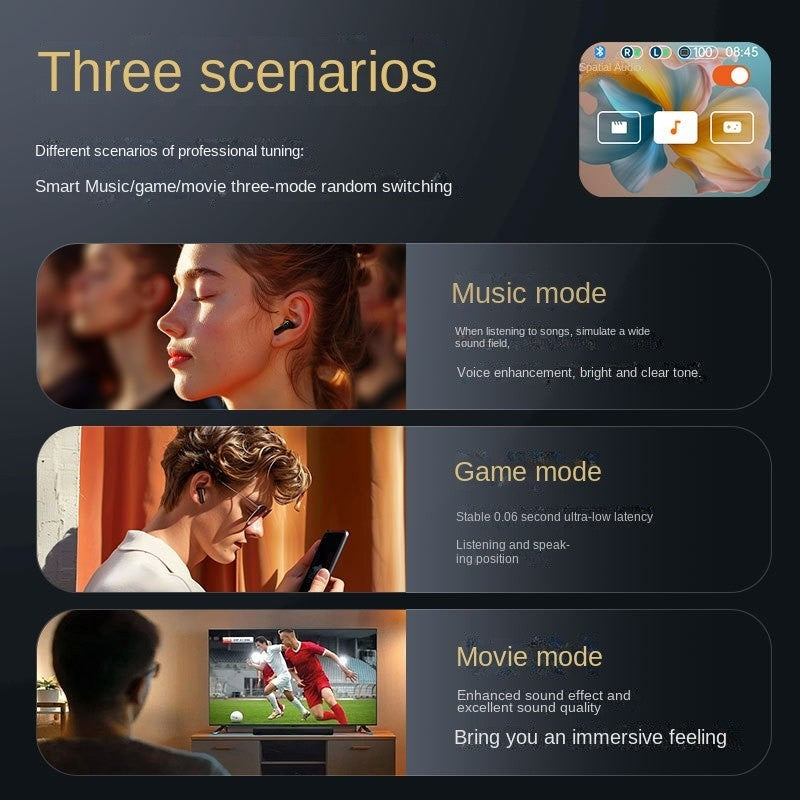Gen Pod Bluetooth Sport Earphones with Touch Display & Noise Reduction